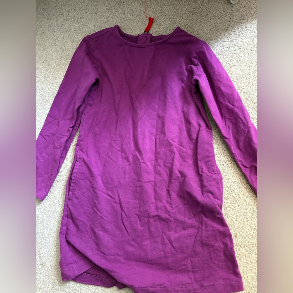 Primary Kids Casual Dress in Purple